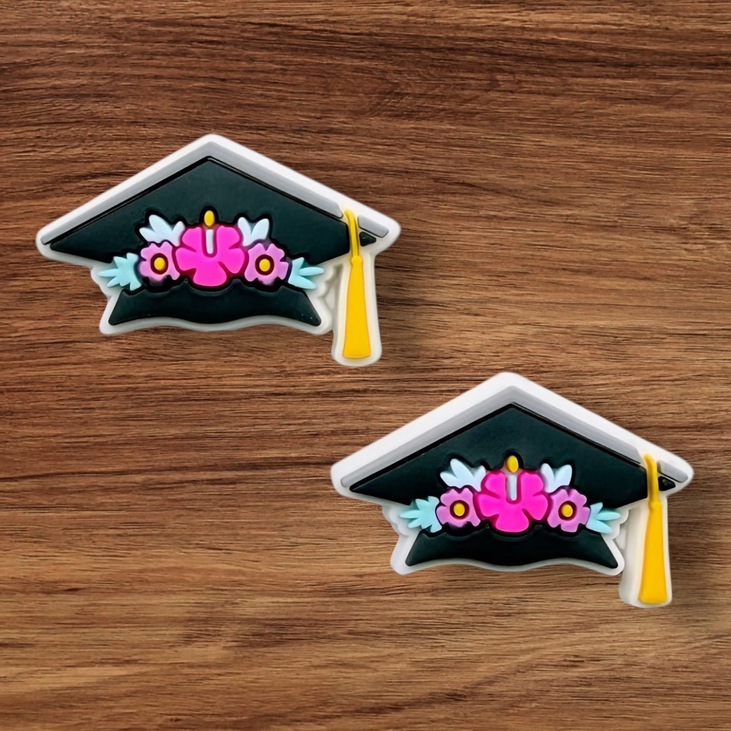 Floral Graduation Cap Focal