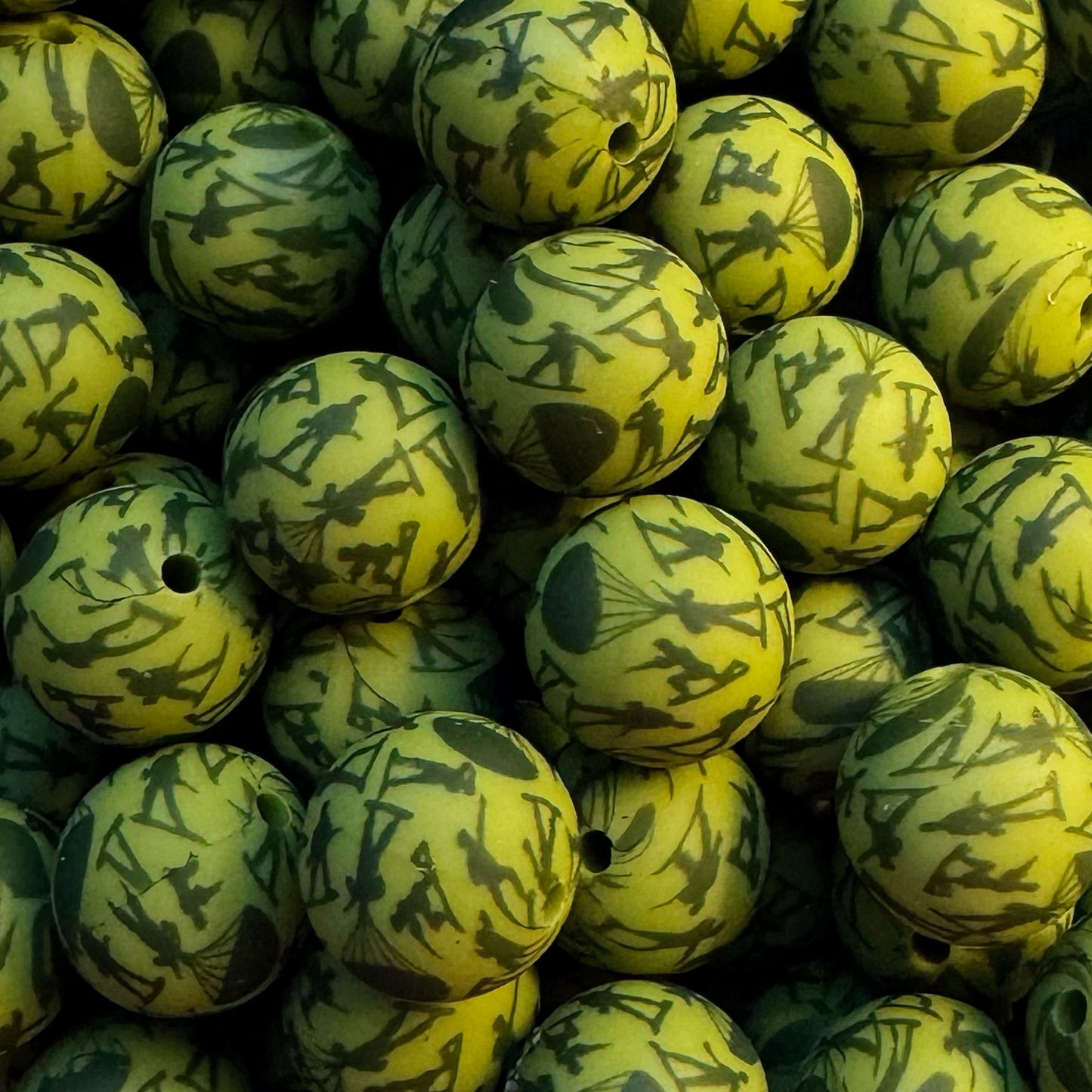 15mm Army Guy Silicone Bead