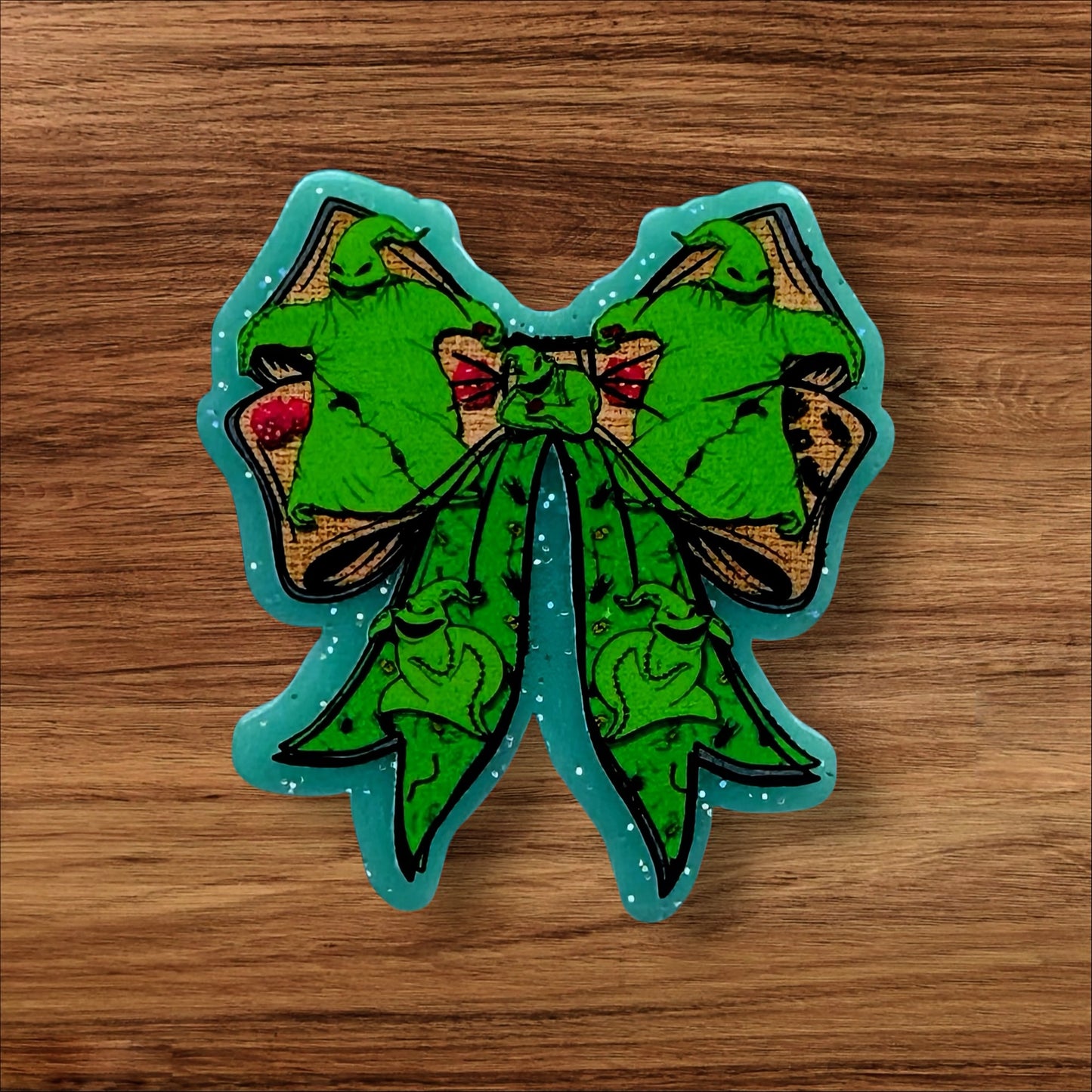 Spooky Bow Acrylic Flatback