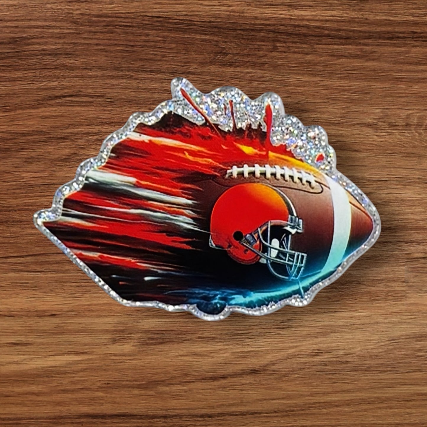 Football Acrylic Flatback