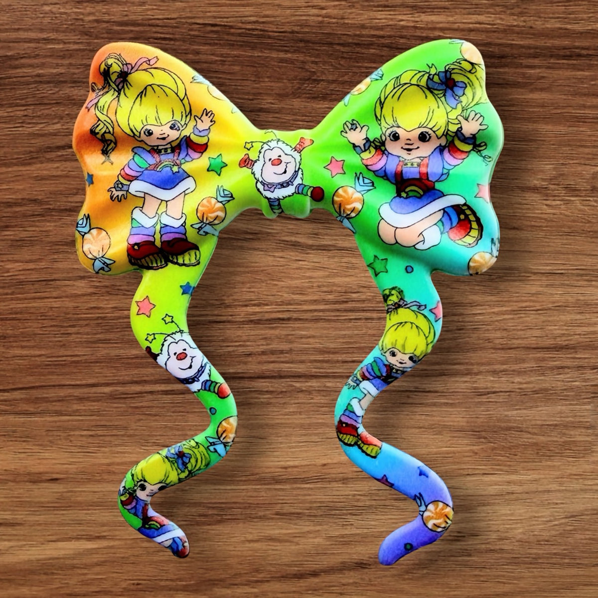 Rainbow Girl Bow Focal