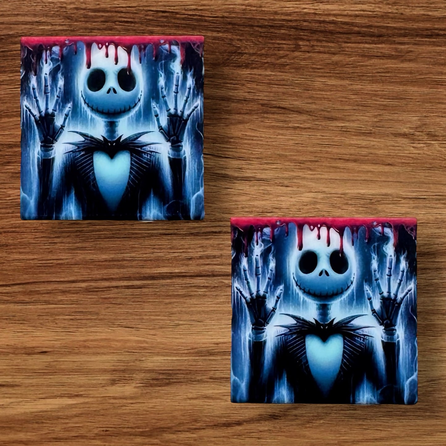 Skeleton Behind Glass Focal (Custom)