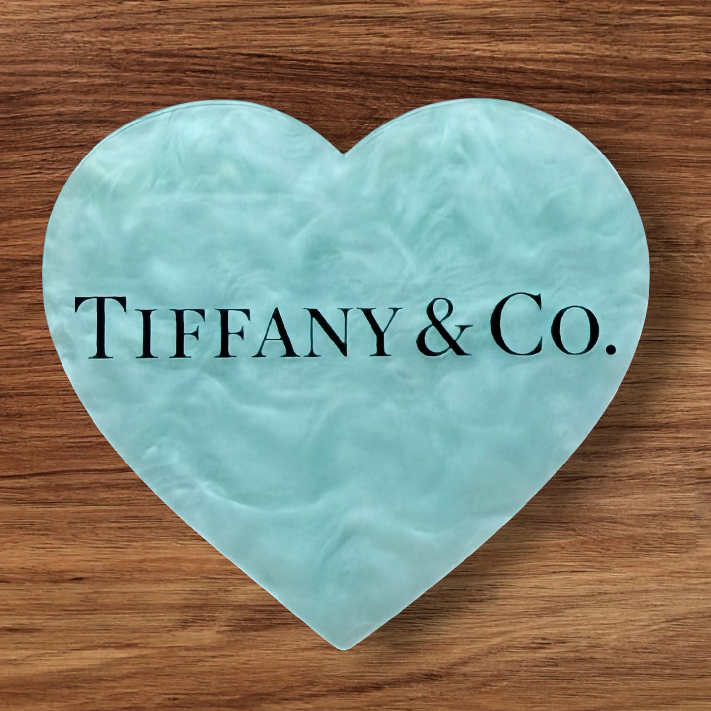 Designer Heart Acrylic Flatback
