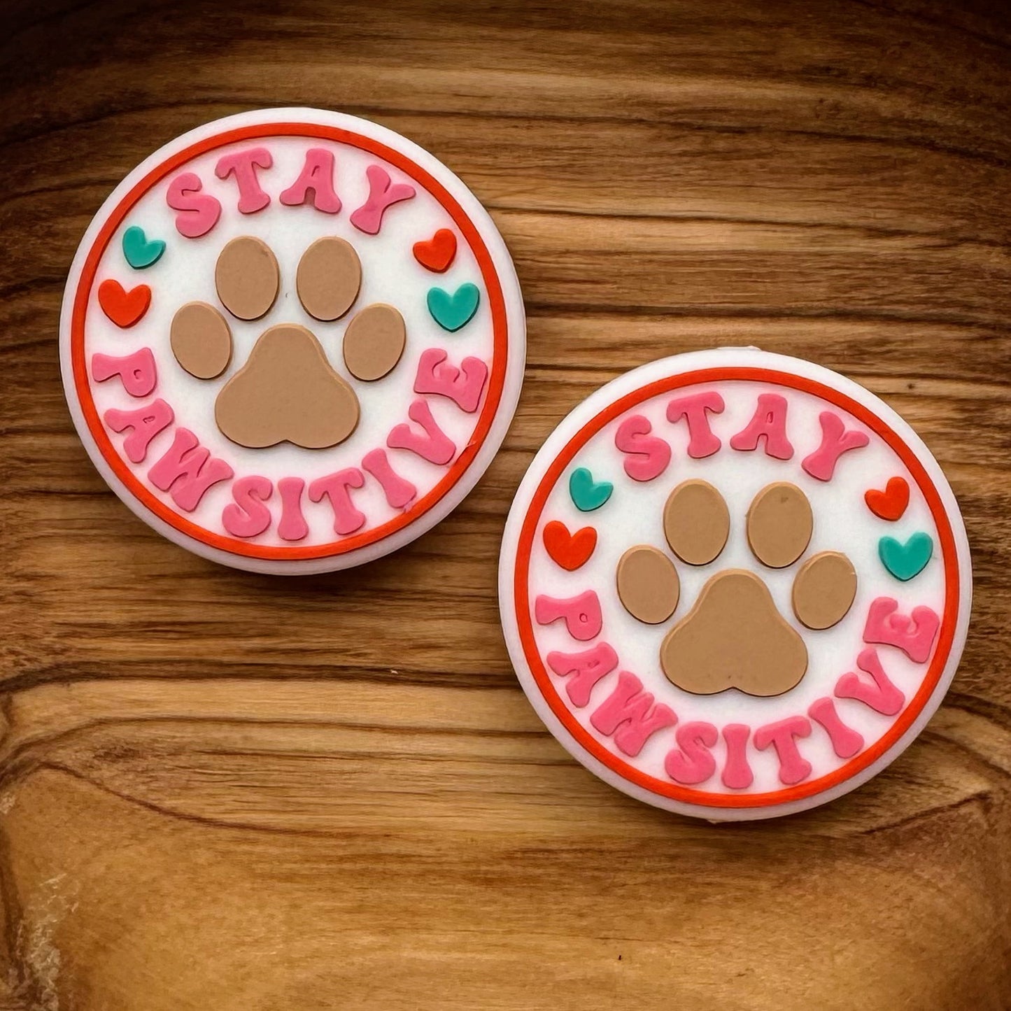 Stay Pawsitive with Heart Focal FP-046