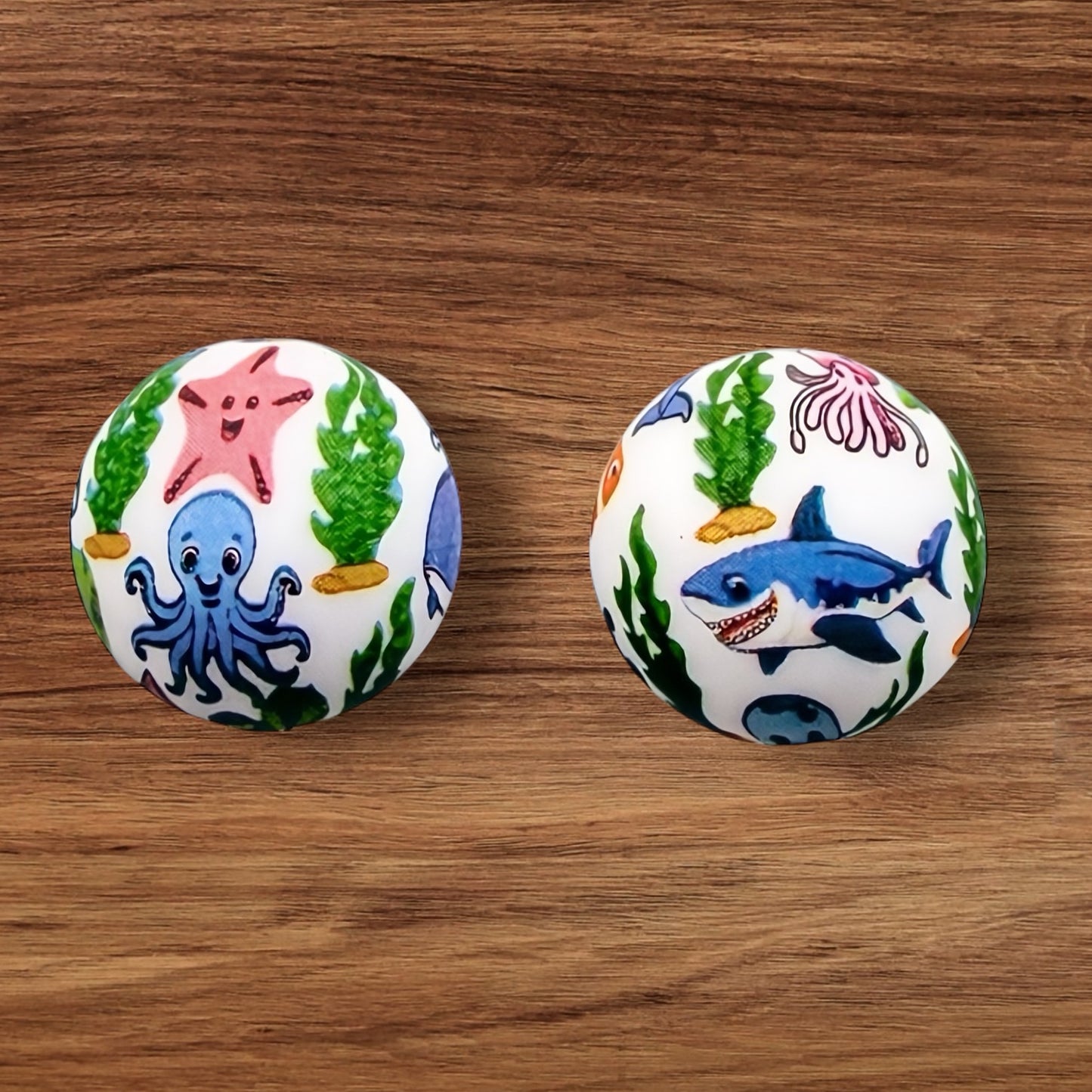 15mm Sea Life Silicone Bead