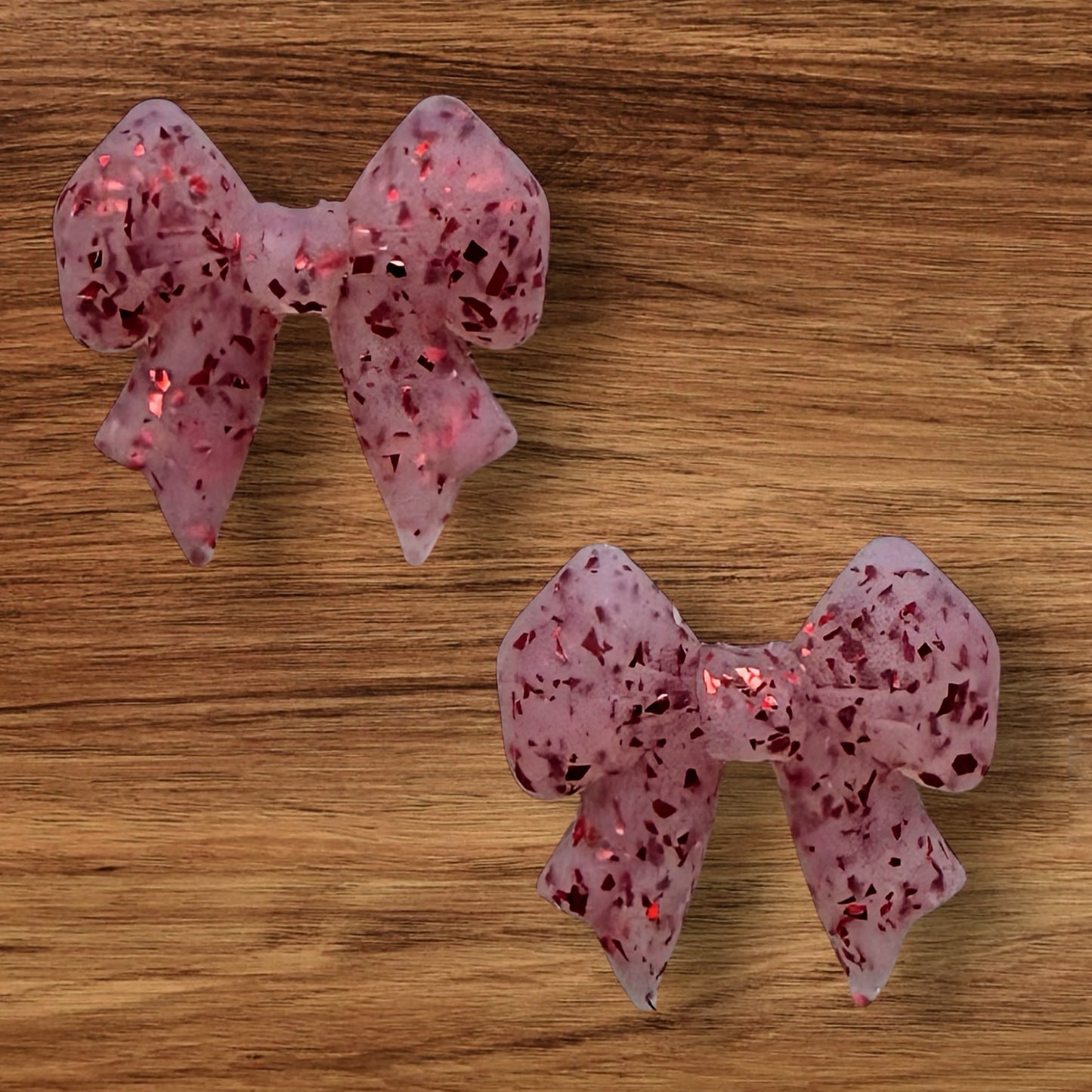 Red Glitter Bow Focal
