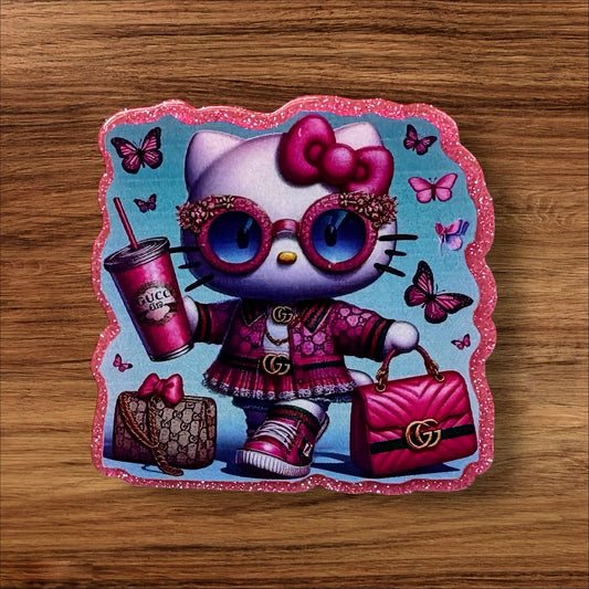 Boujee Kitty Acrylic Flatback