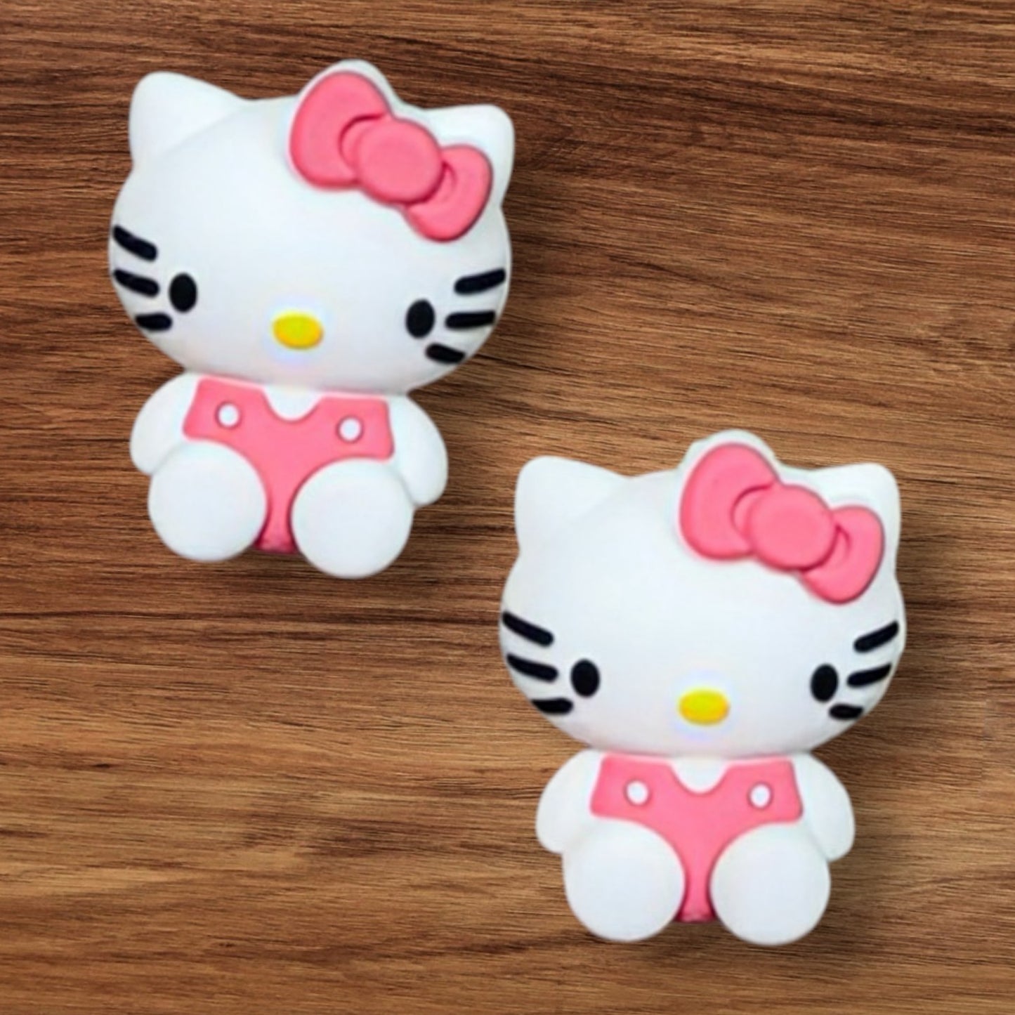 3-D Kitty With pink Bow Focal