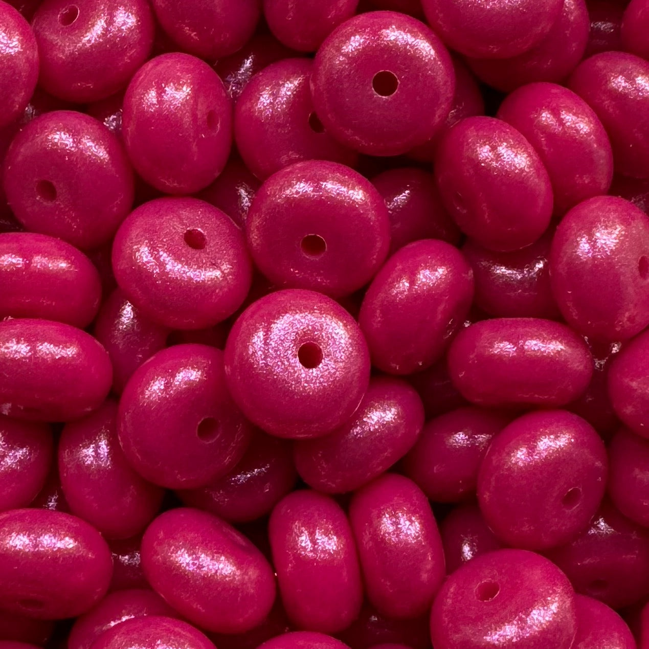 Fushia Opal Abacus Bead