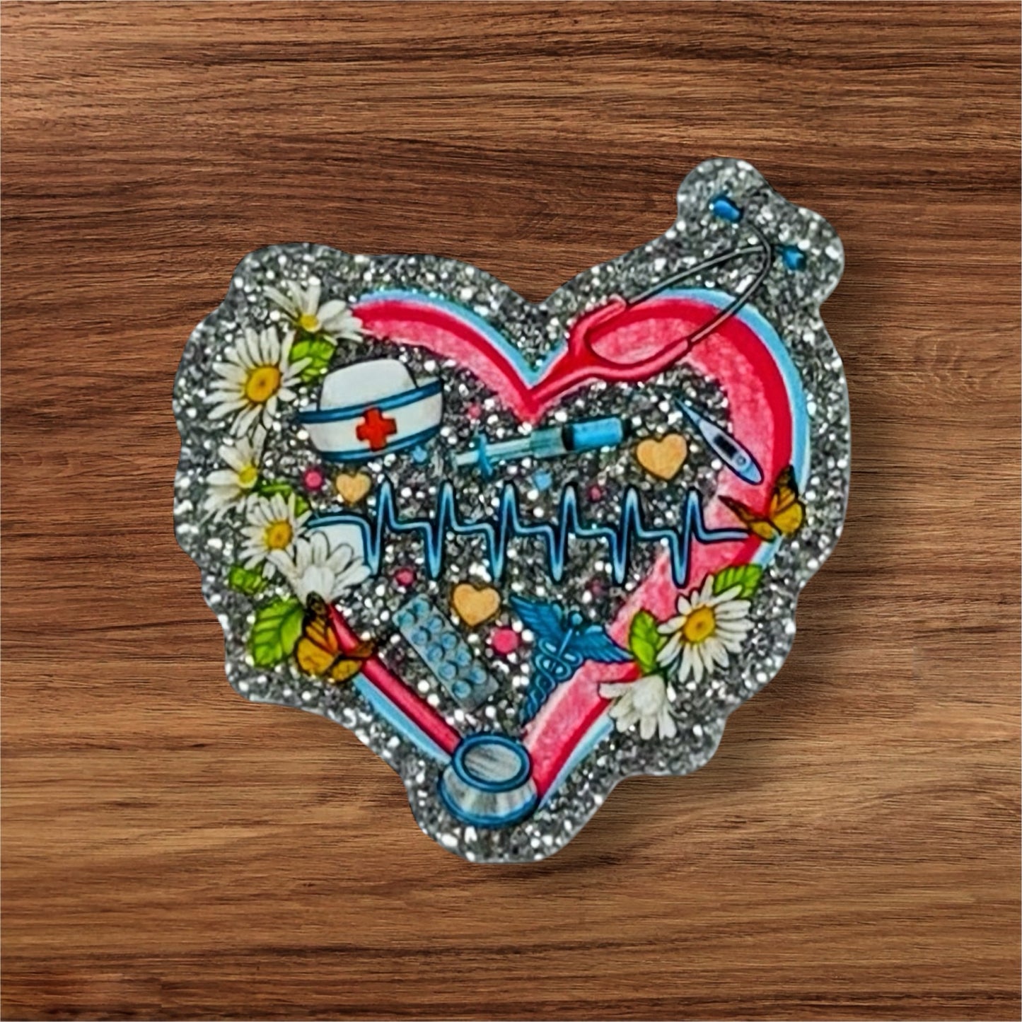 Medical Heart Acrylic Flatback