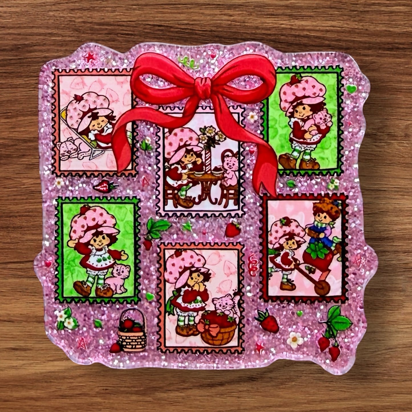 Strawberry Girl Acrylic Flatback