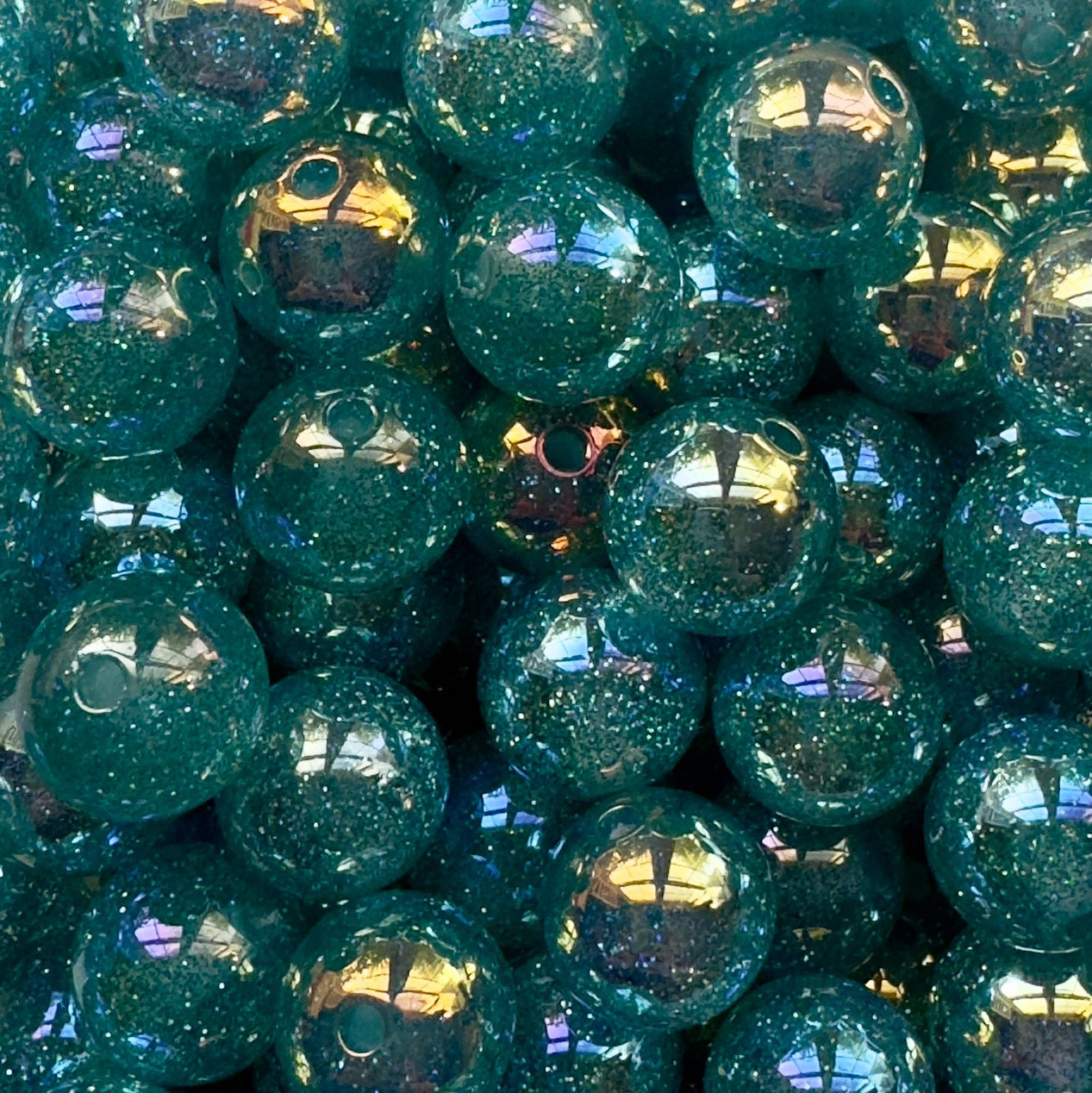 16mm Shimmer Acrylic Beads
