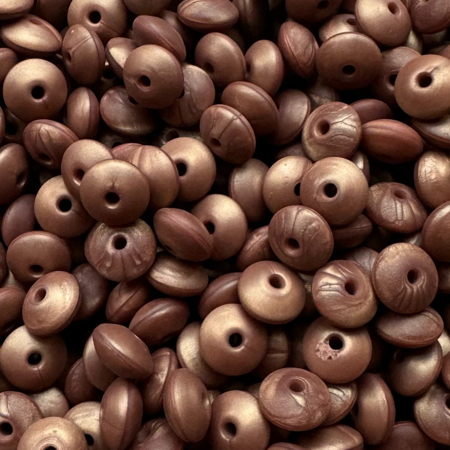 12mm Copper Silicone Lentil