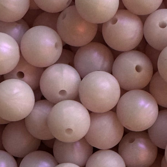 15mm Magic Violet Silicone Bead