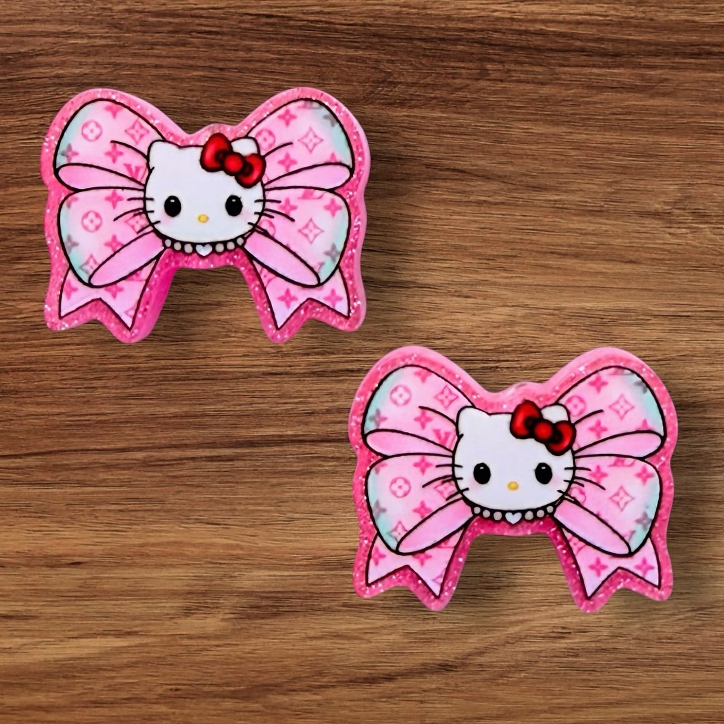 Kitty Bow Acrylic Focal