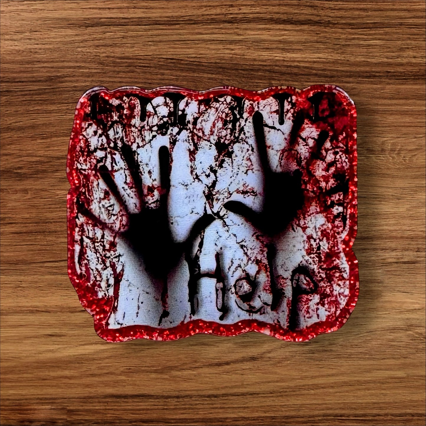 Bloody Hands Acrylic Flatback