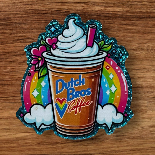 Dutch Bros Coffee Acrylic Flatback