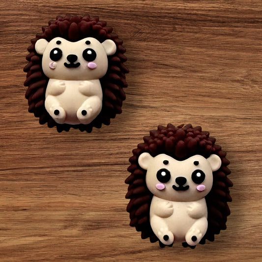 3-D Hedgehog Focal (Dark Brown)