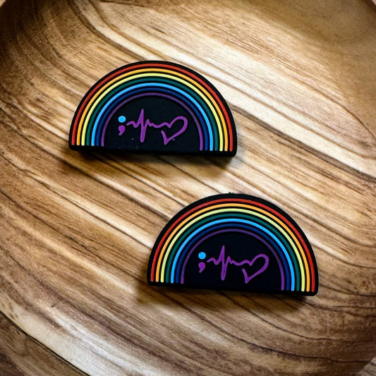 Rainbow With Heartbeat Focal