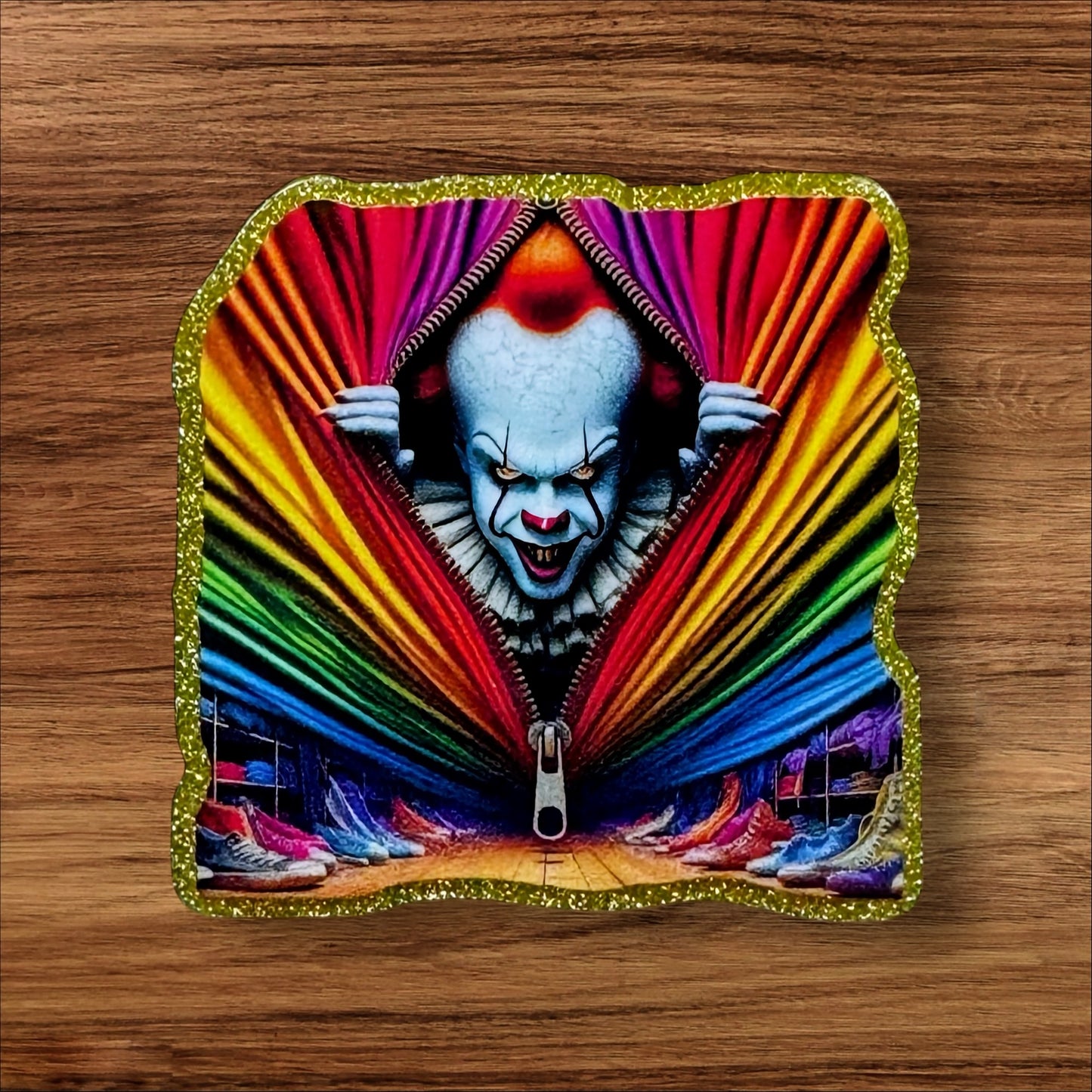 Horror Clown Acrylic Flatback