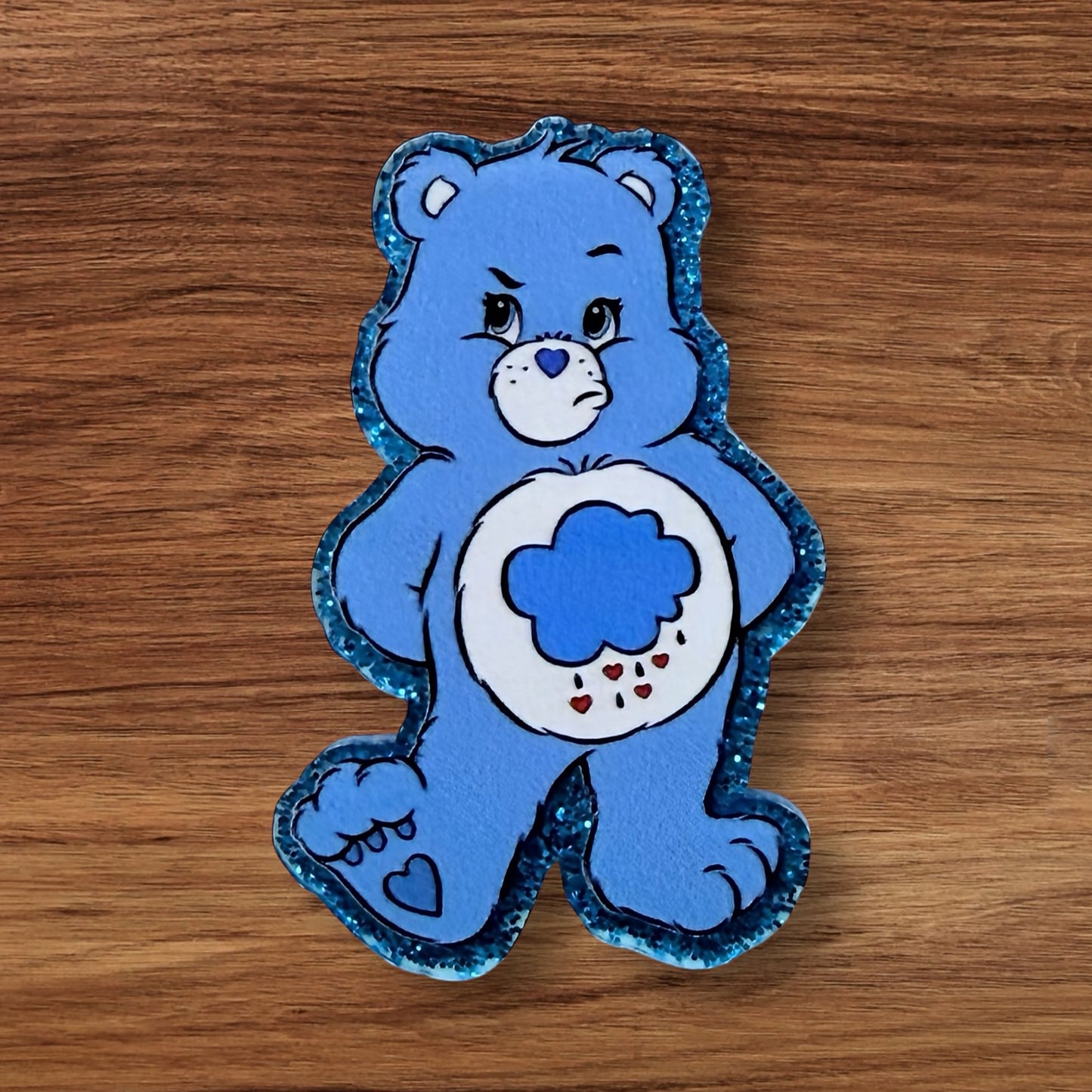 Grumpy Bear Acrylic Flatback