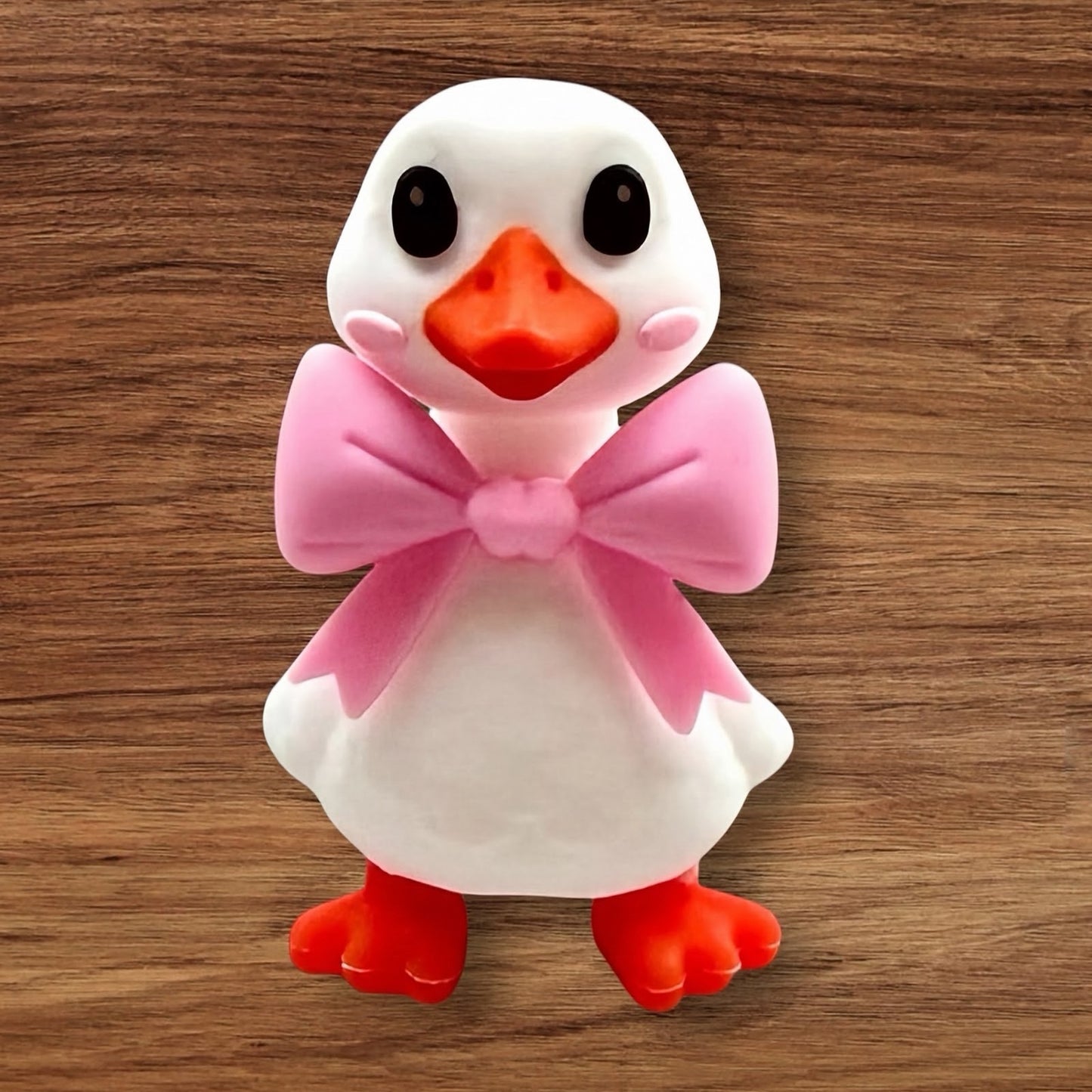 3-D Goose With Bow Focal