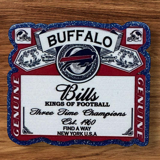 Football Acrylic Flatback