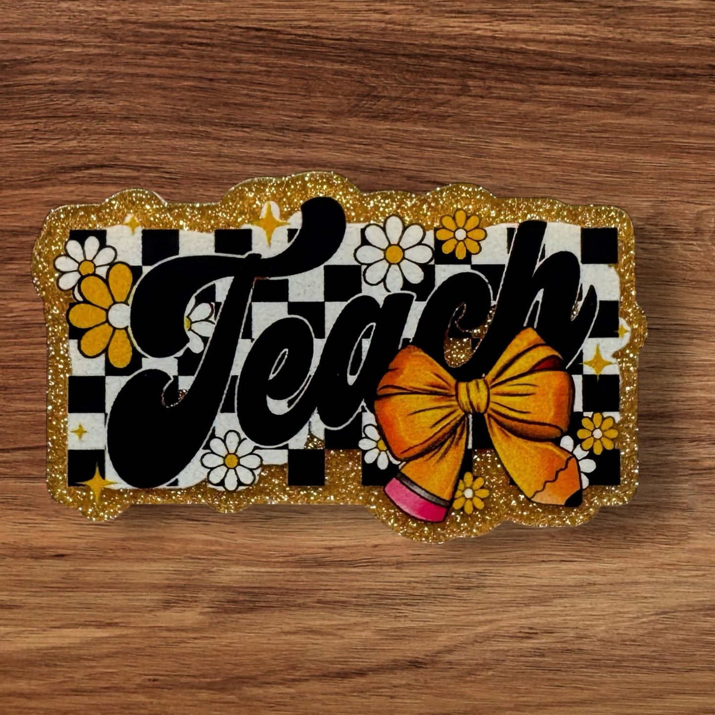 Teach Acrylic Flatback (Custom)