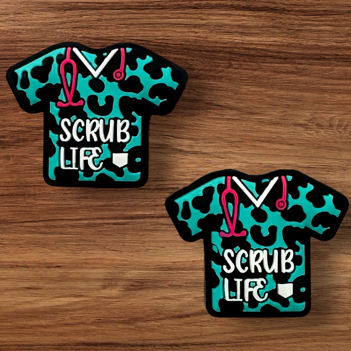 Animal Print Scrub Life Focal