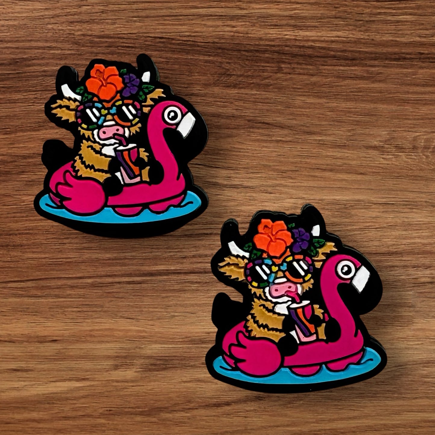 Cow On Pool Float Focal