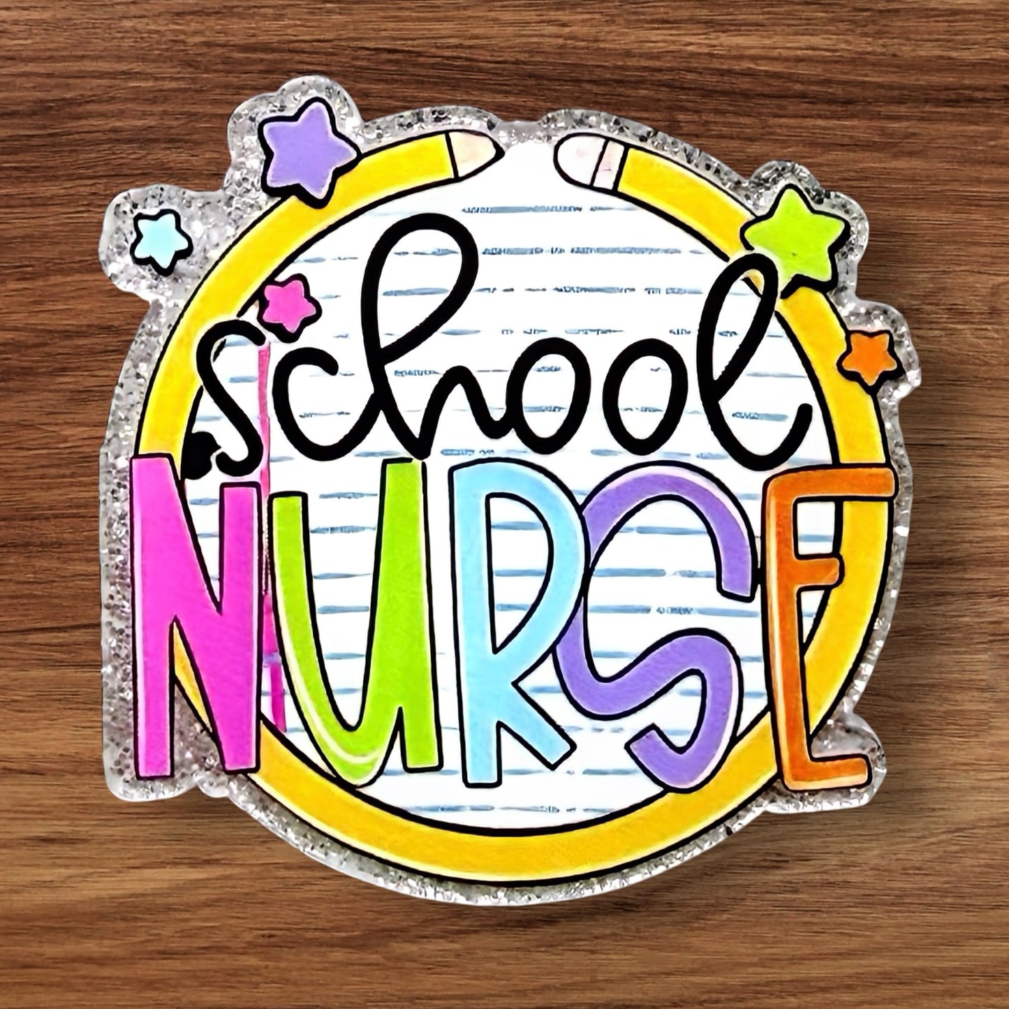 School Nurse Acrylic Flatback