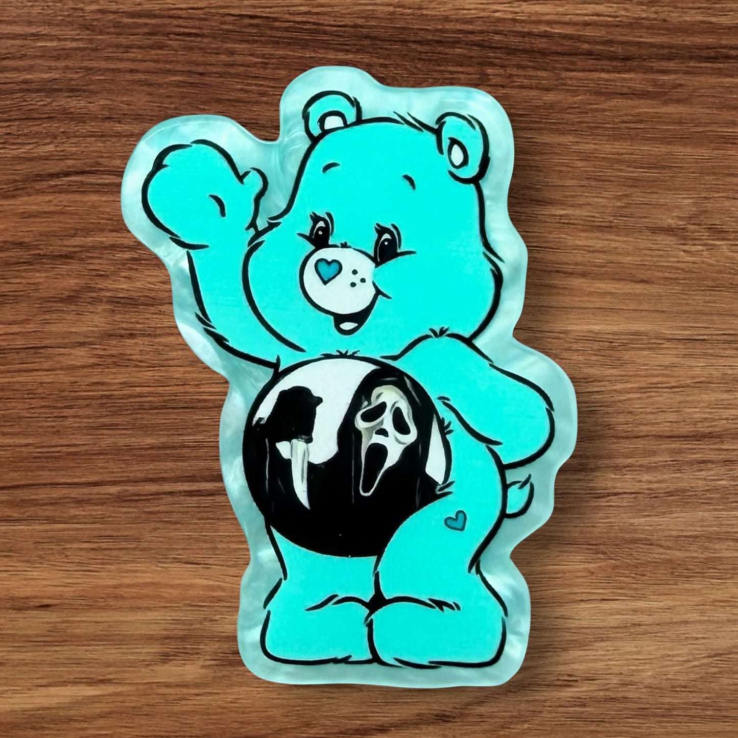 Ghost Guy Bear Acrylic Flatback
