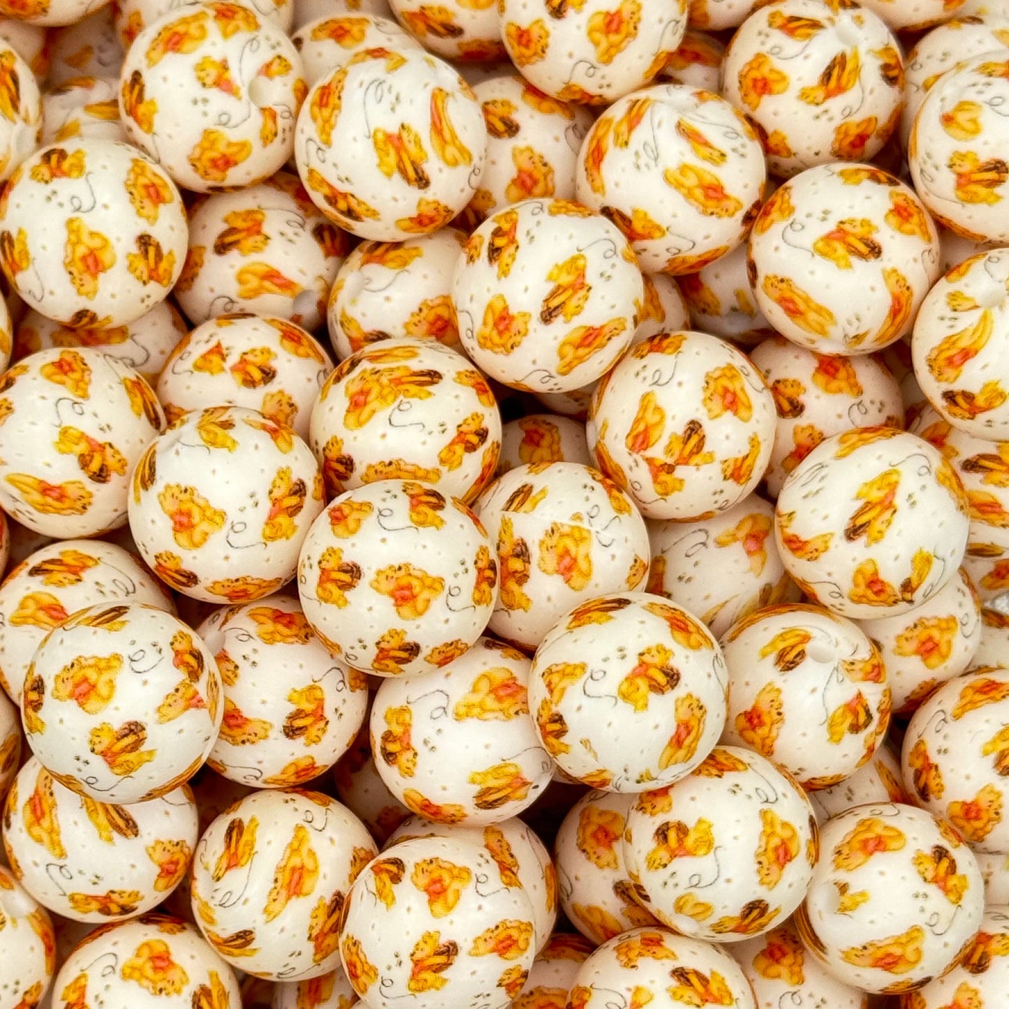 15mm Honey Bear Silicone Bead