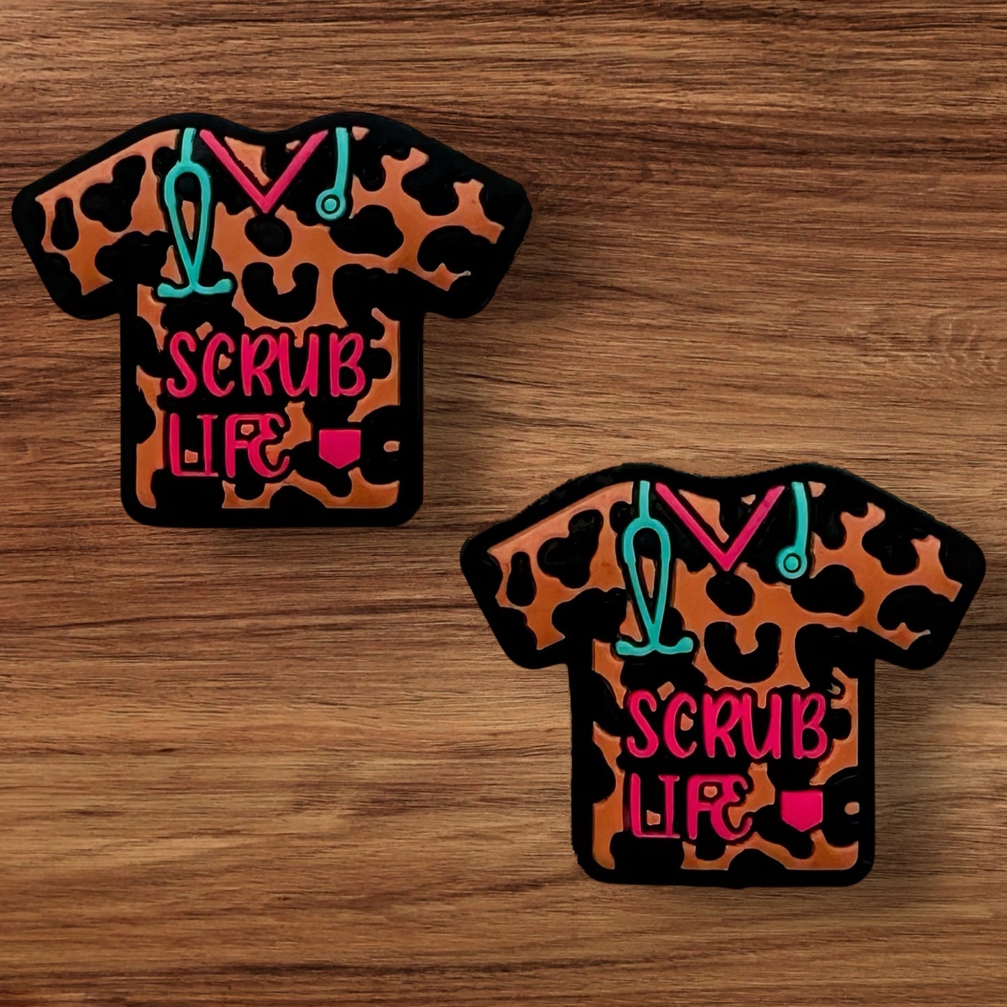 Animal Print Scrub Life Focal