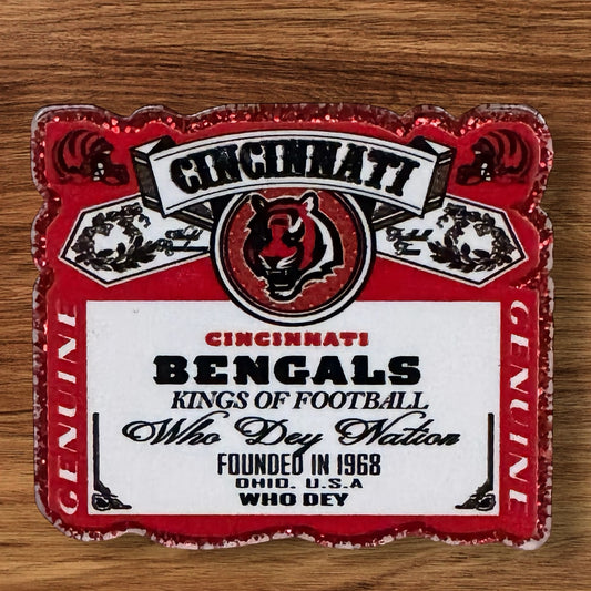 Football Acrylic Flatback