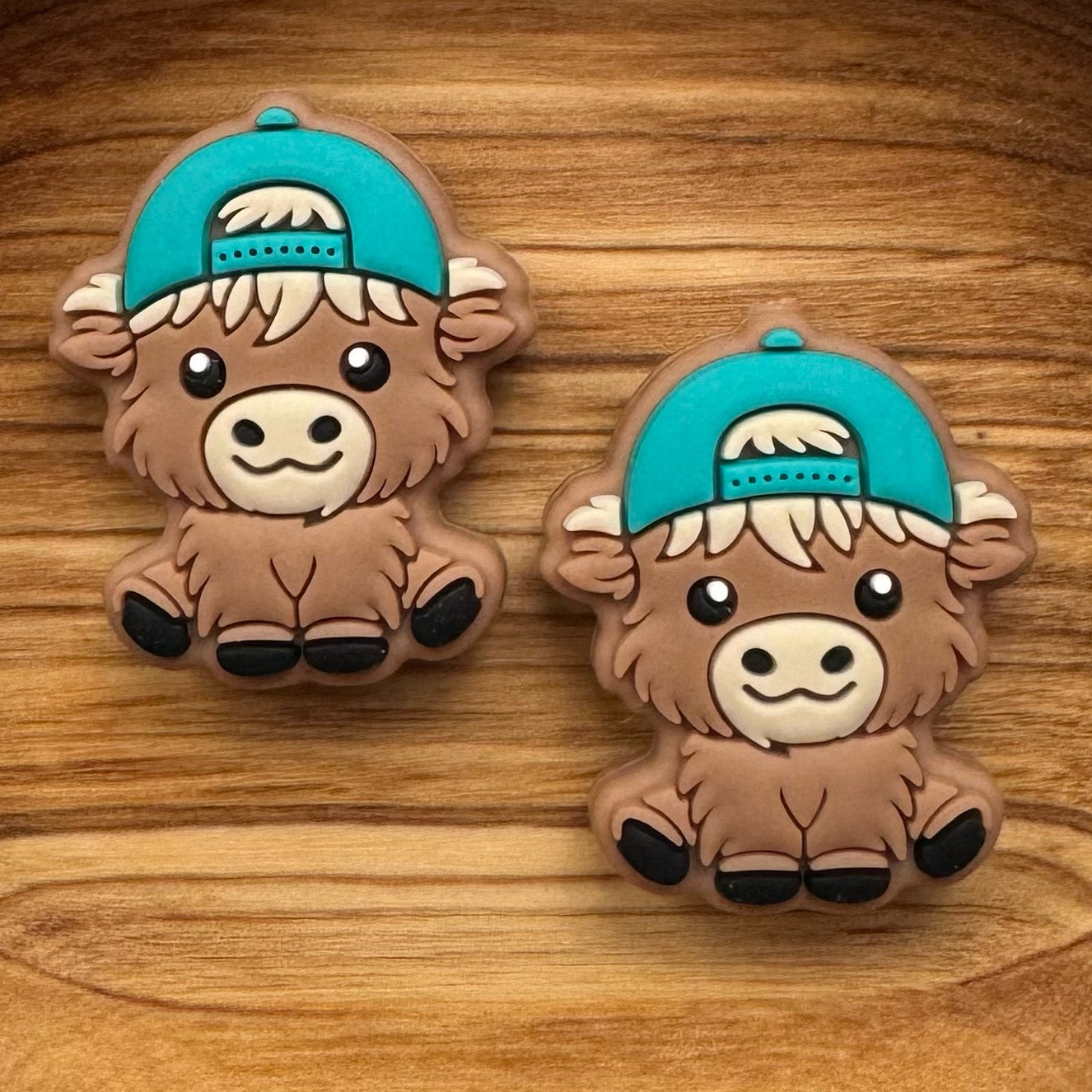 Cow In Baseball Cap Focal