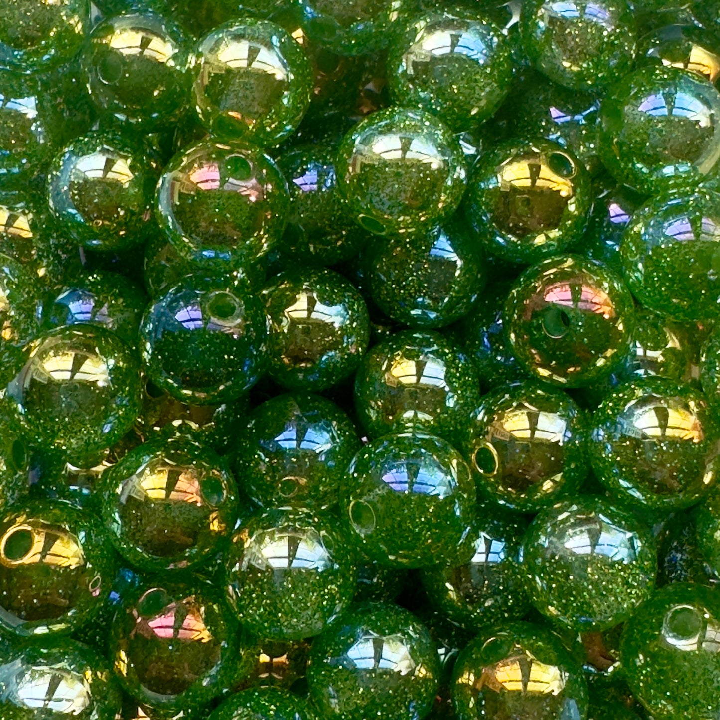 16mm Shimmer Acrylic Beads