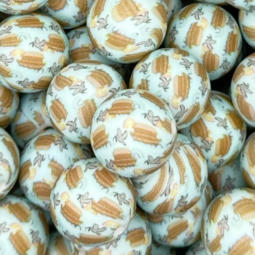 15mm Noah's Ark Silicone Bead