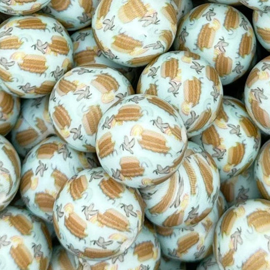 15mm Noah's Ark Silicone Bead