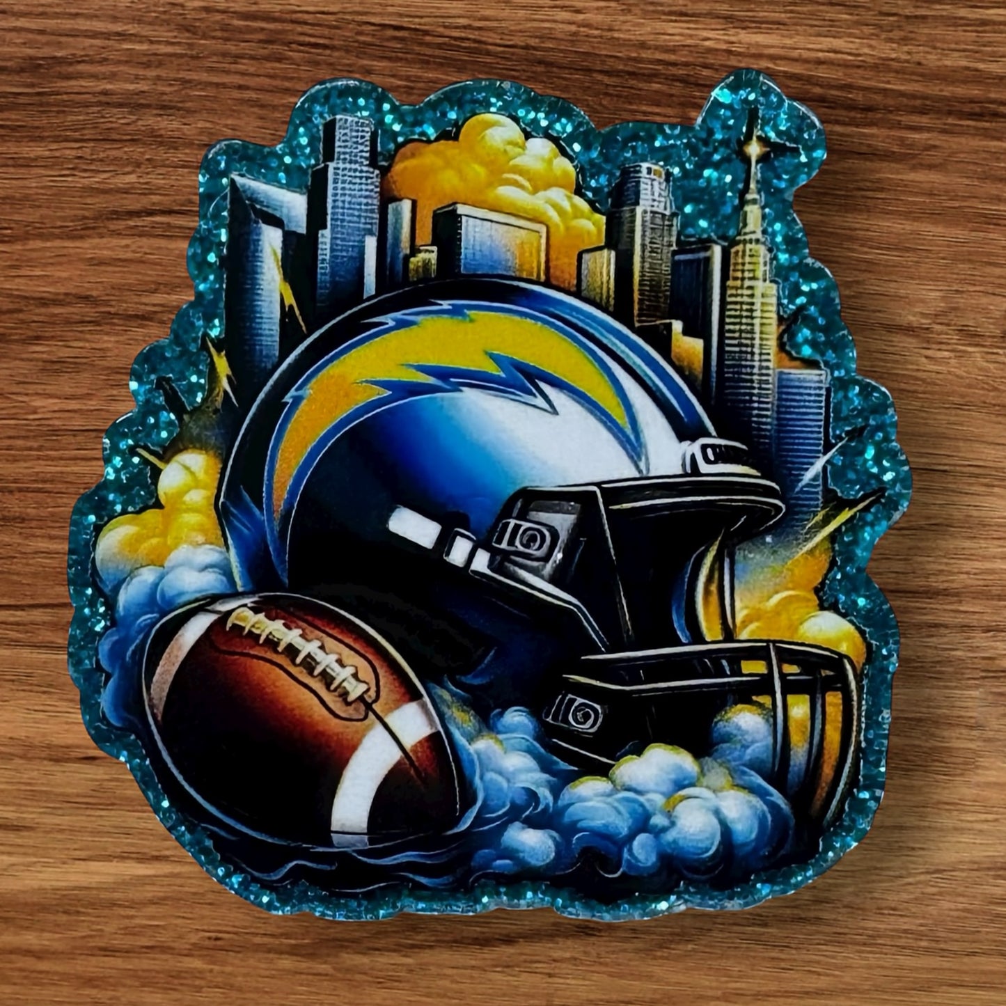 Football Acrylic Flatback