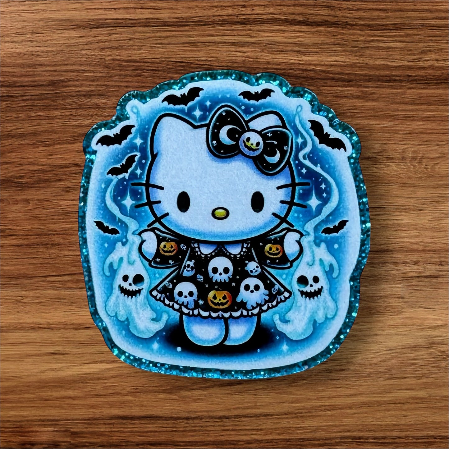 Spooky Kitty Acrylic Flatback