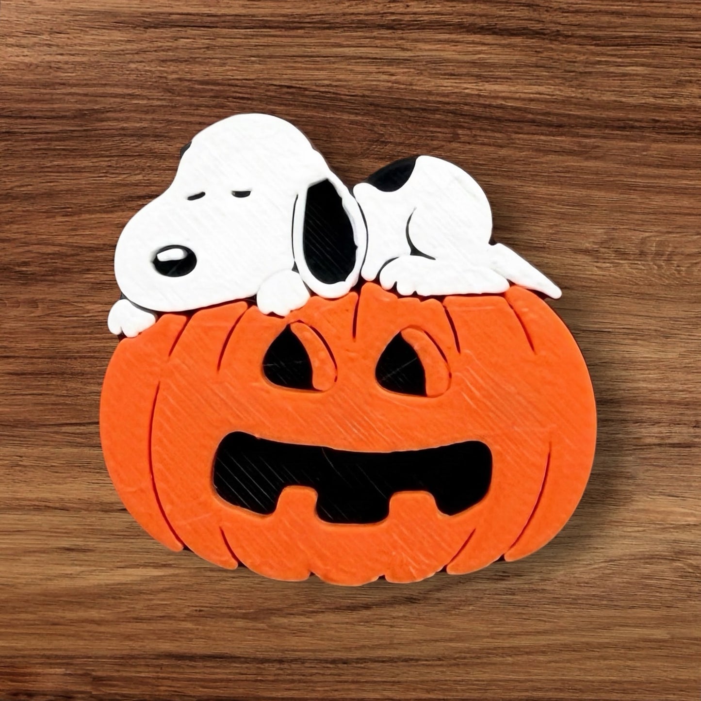 3-D Print Snoopy On Pumpkin