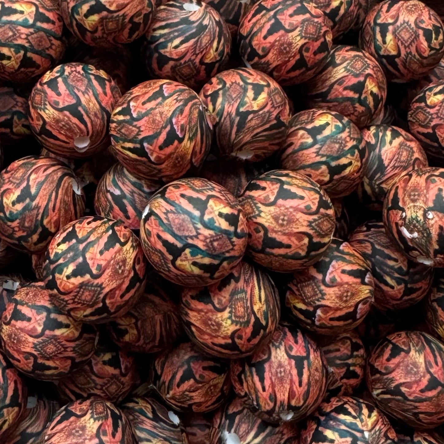 15mm Western Silicone Bead