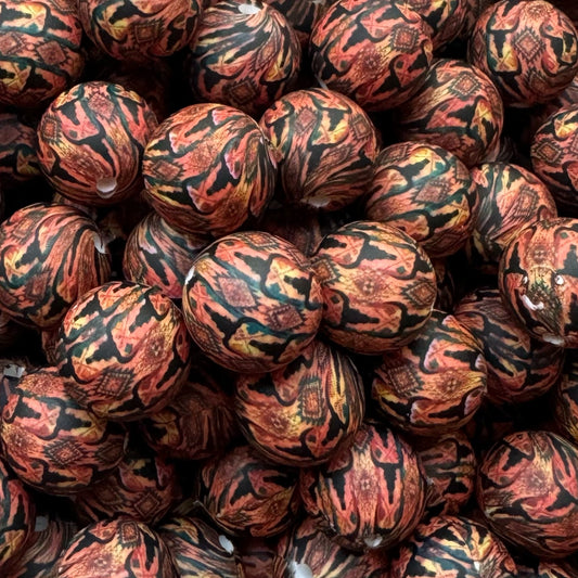 15mm Western Silicone Bead