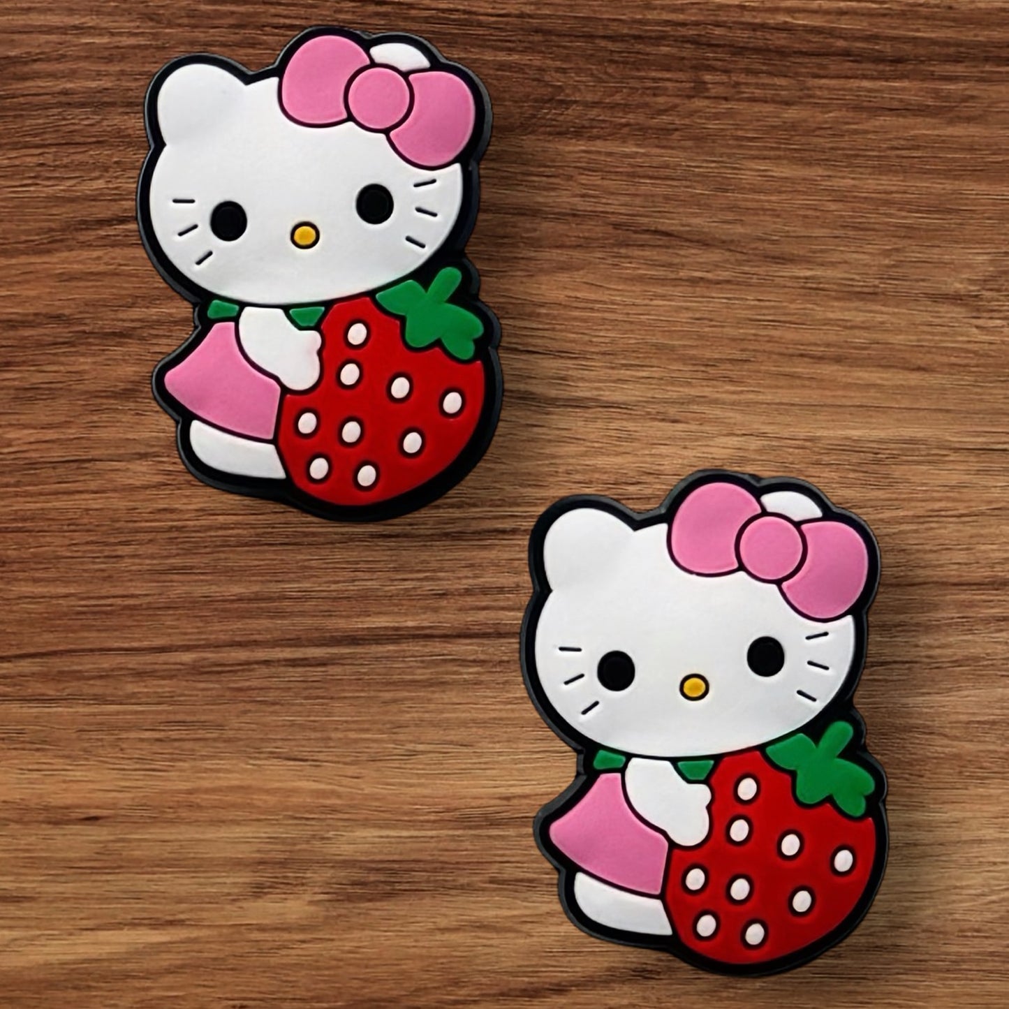 Kitty With Strawberry Focal