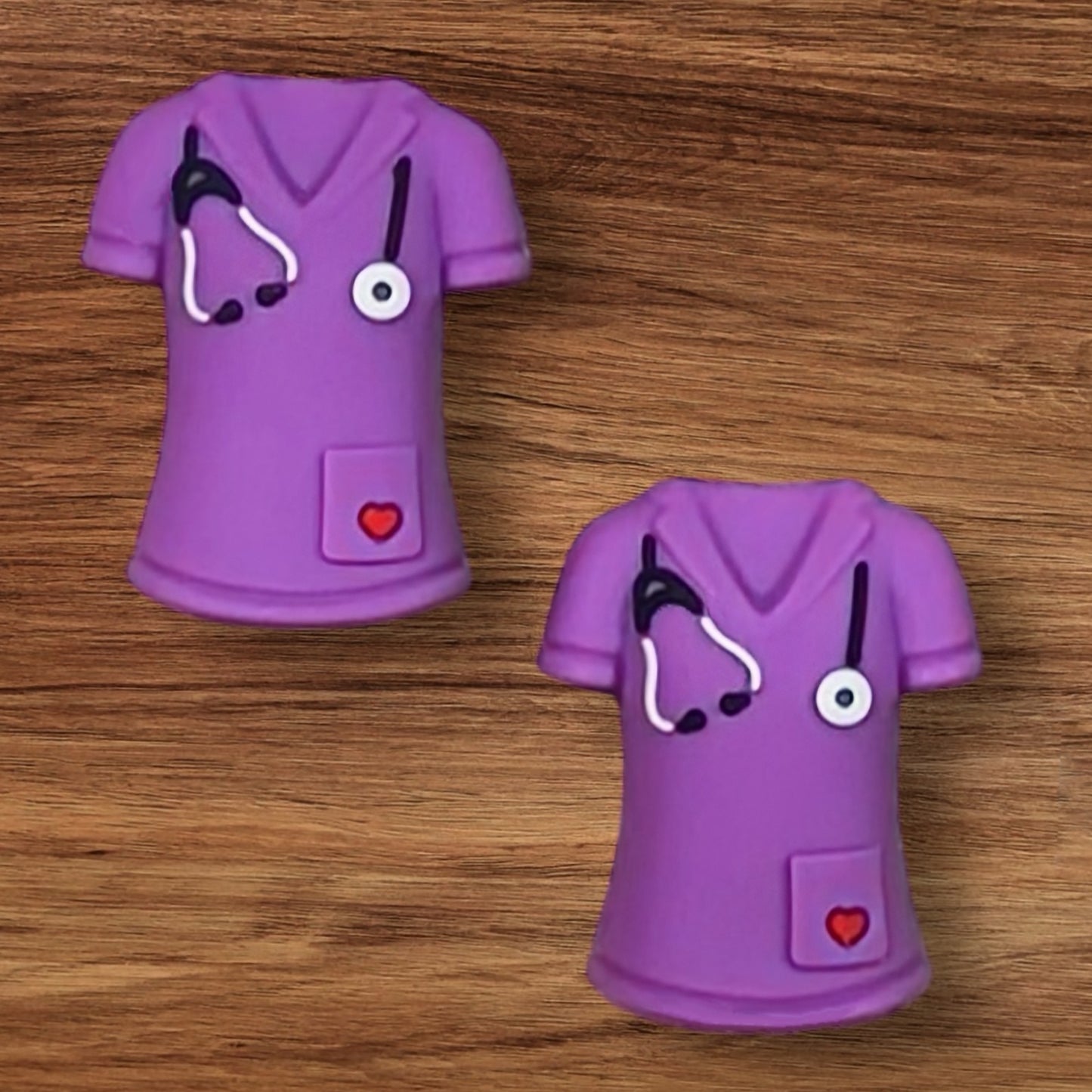 3-D Scrub Top Focal