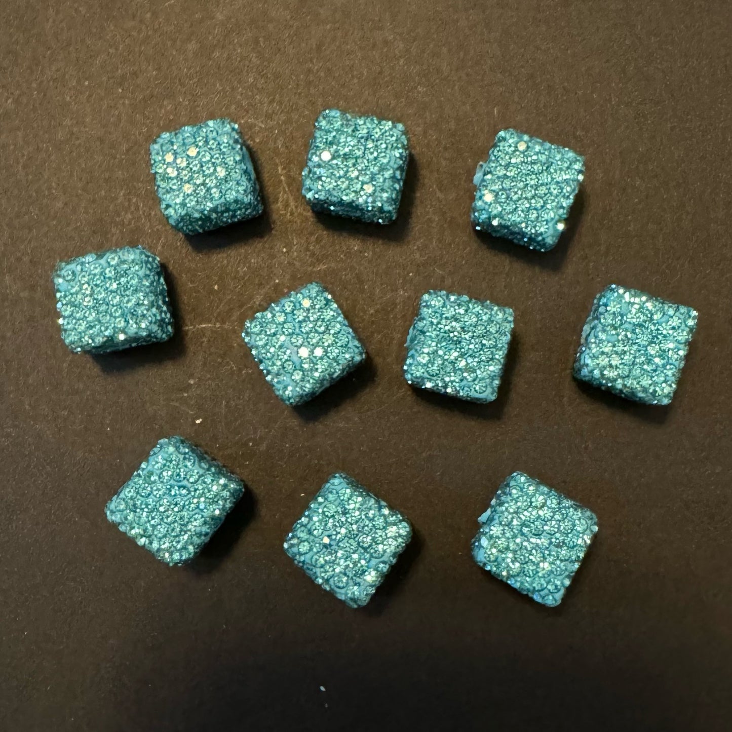 Square Rhinestone Beads