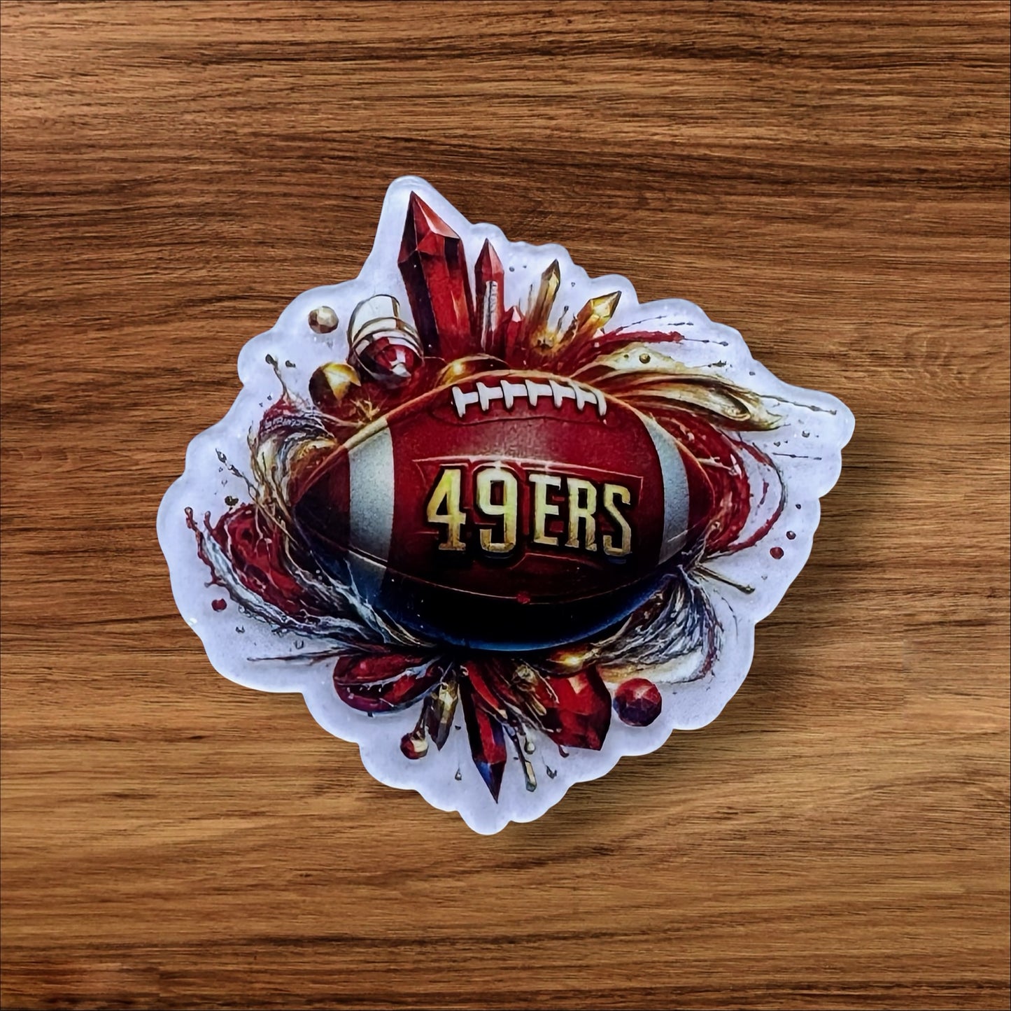 Football Acrylic Flatback