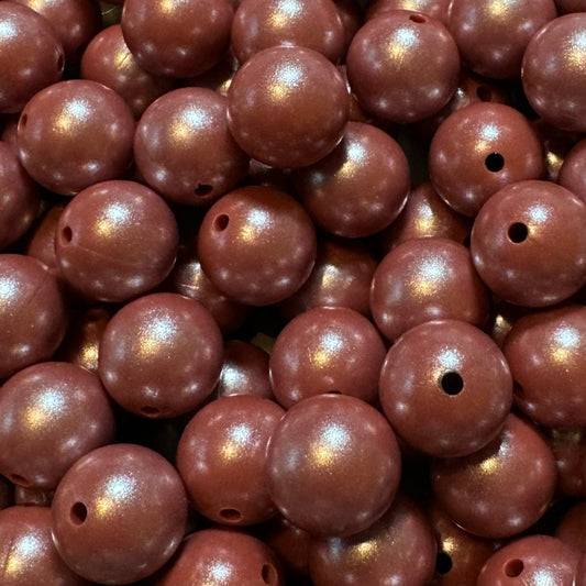 15mm Berry Chameleon Silicone Bead