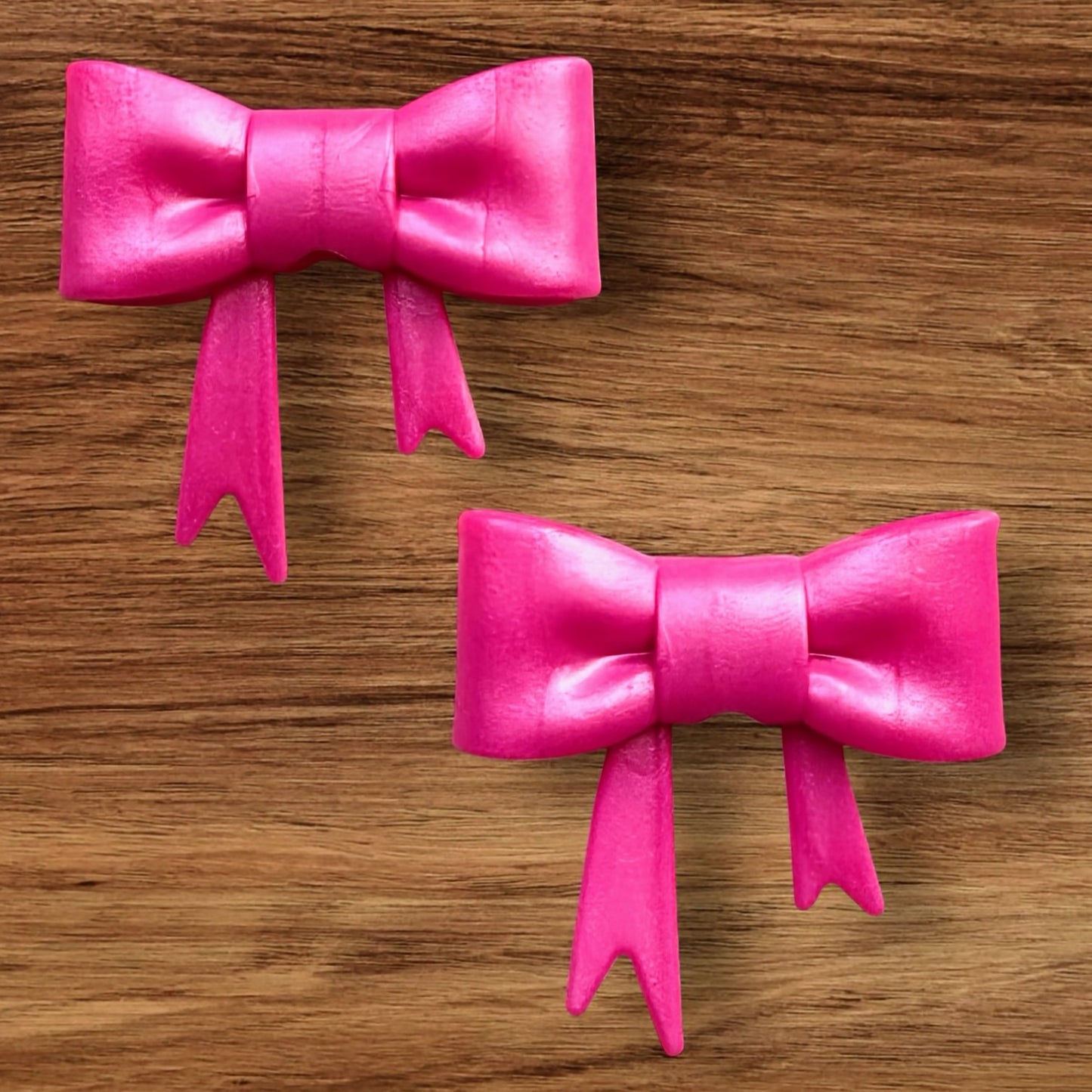 Pearl Pink Bow Focal/Straw Topper